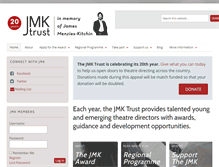 Tablet Screenshot of jmktrust.org